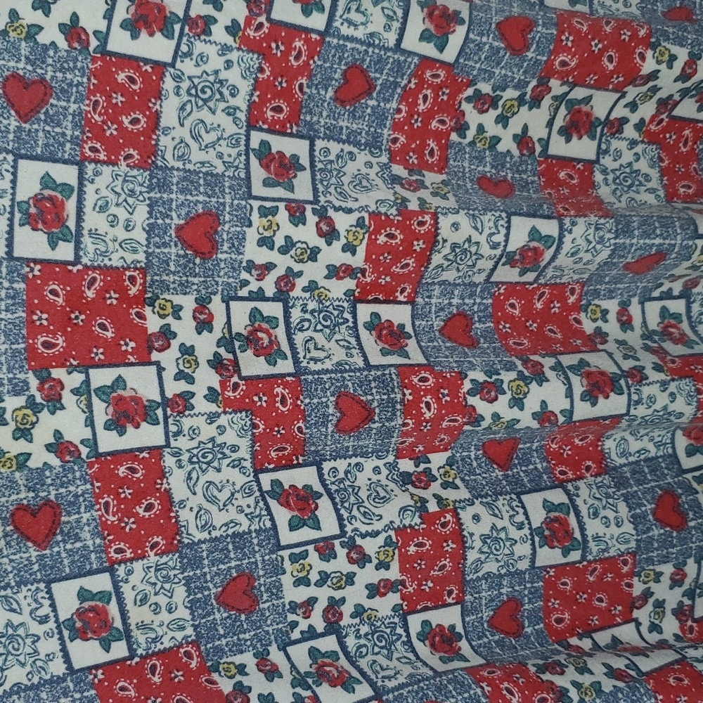 Vintage Quilt Patchwork Turtleneck - image 4